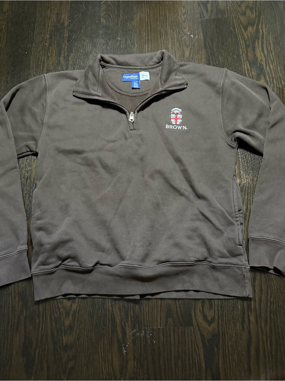 Brown University Brown Quarter-Zip Pullover Sweatshirt